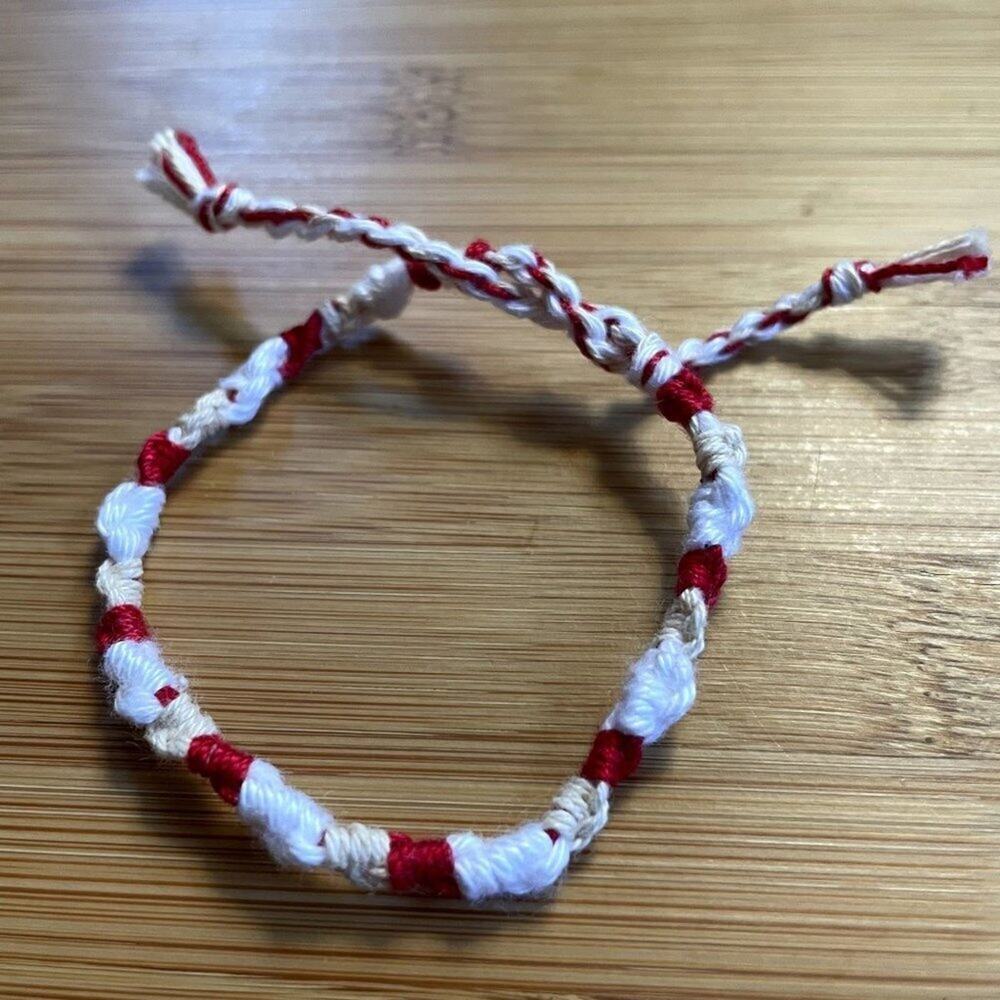 Polly Woven Bracelet anklet trendy comfortable tie embroidery thread woven gift